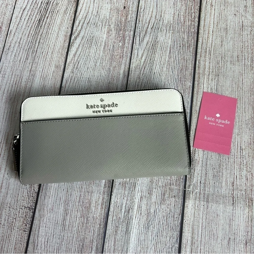 Kate Spade Staci Bicolor Large Wallet NWT